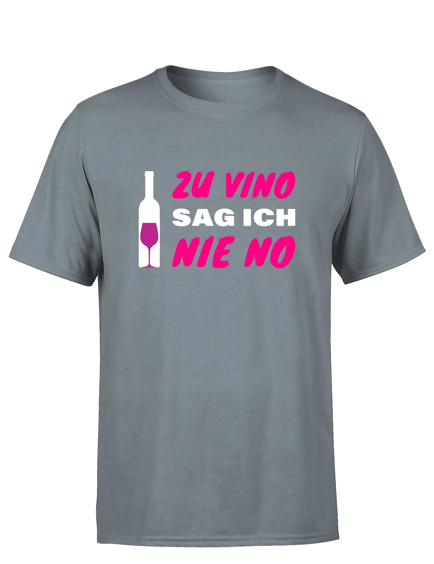 Zu Vino sag ich nie No Statement Herren T-Shirt - tshirtladen