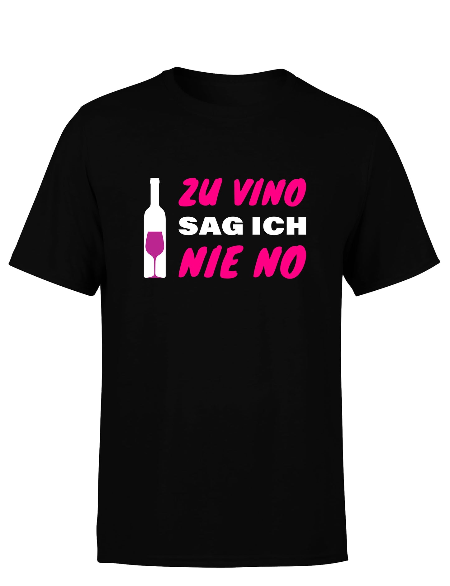 Zu Vino sag ich nie No Statement Herren T-Shirt - tshirtladen