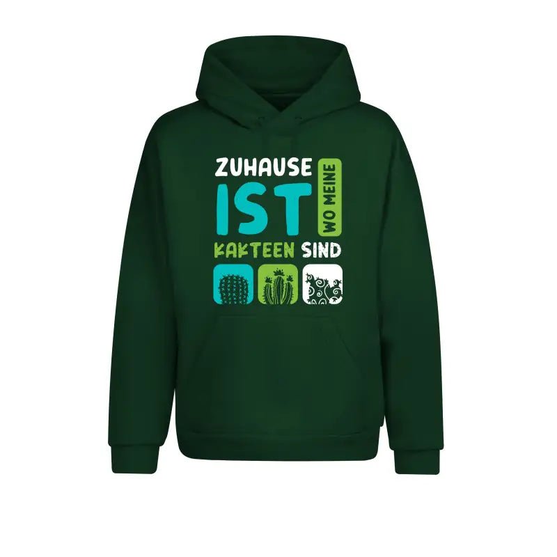 Zuhause ist wo meine Kakteen sind Hoodie Unisex - tshirtladen - 